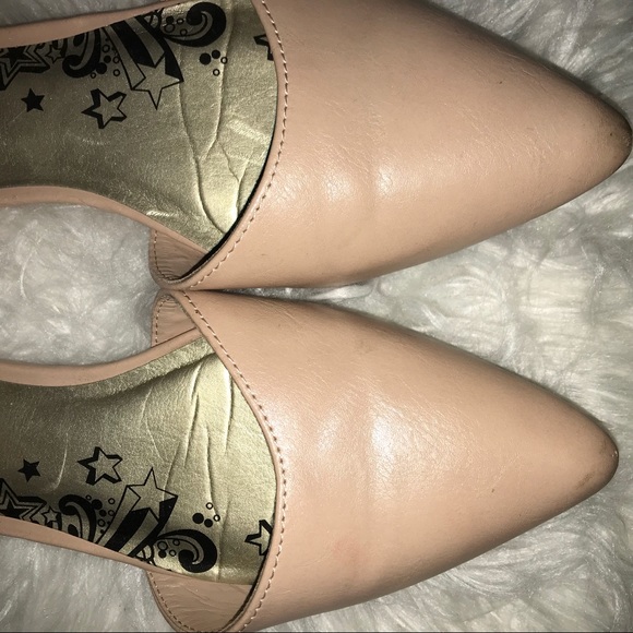 Nude Pointed Flats - Picture 3 of 4